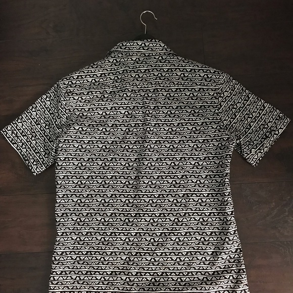 ASOS Midnight surf revere collar button up. Size M - Picture 4 of 4